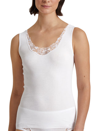 DAMEN Top ohne Arm, weiss
