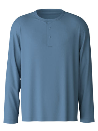 HERREN Shirt langarm, coronet blue