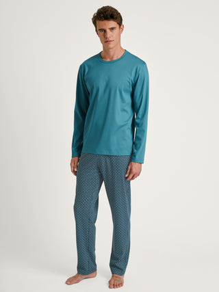 HERREN Pyjama, storm blue