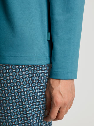 HERREN Pyjama, storm blue