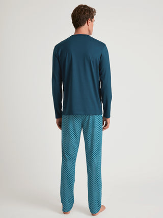 HERREN Pyjama, legion blue