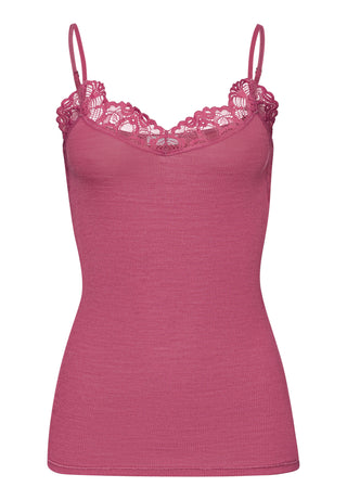 Woolen Lace Spaghetti Top