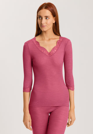 Woolen Lace 3/4 SLV Shirt