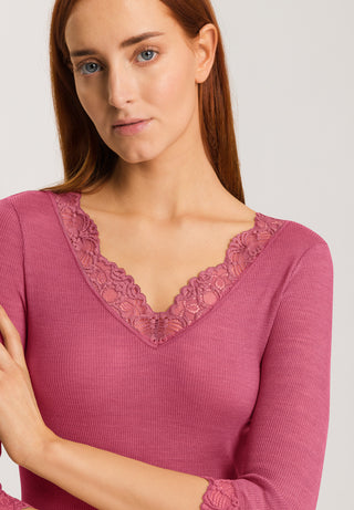 Woolen Lace 3/4 SLV Shirt