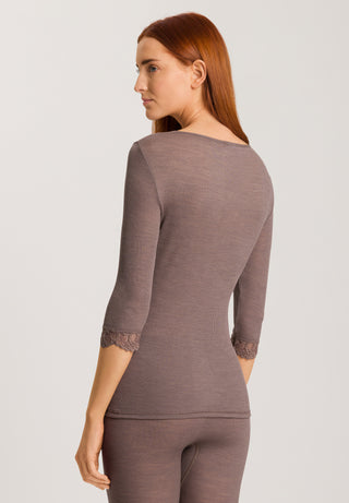Woolen Lace 3/4 SLV Shirt