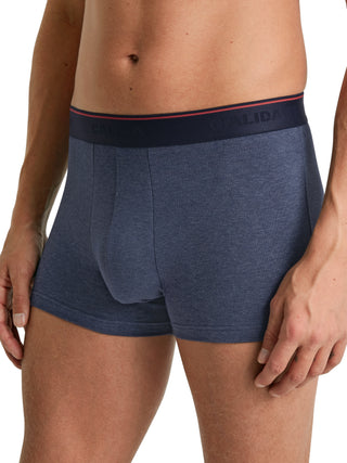 HERREN Boxer, jeans melé
