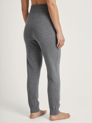DAMEN Hose, cosy grey melé