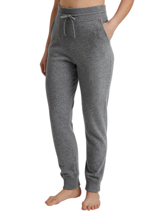 DAMEN Hose, cosy grey melé
