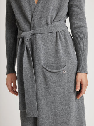DAMEN Kimono, cosy grey melé