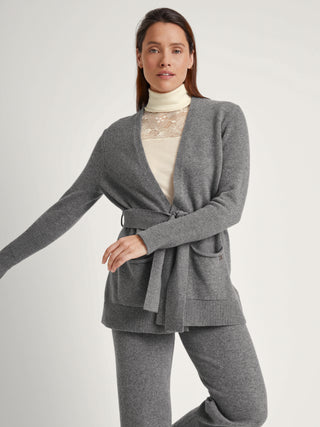 DAMEN Jacke, cosy grey melé