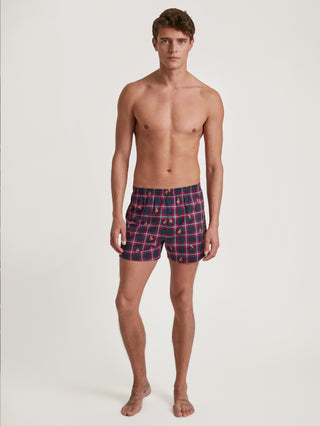 HERREN Boxer Short, dark sapphire