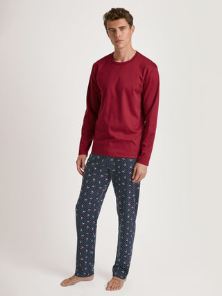 HERREN Pyjama, rio red