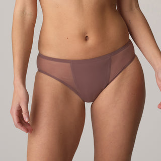 LOUIE satin taupe Rioslip