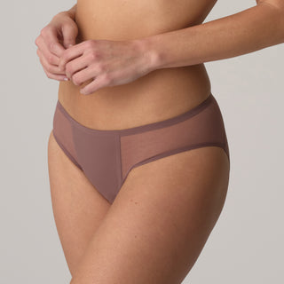 LOUIE satin taupe Rioslip