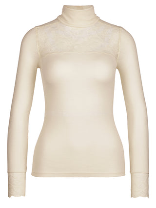 DAMEN Top langarm, charm cream