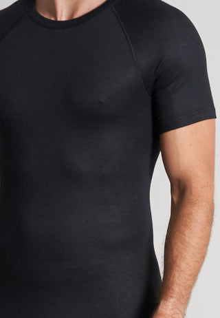 CECEBA Herren Shirt, O-Neck, 1/2-Sl.