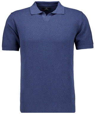 Strick-Pullover Kurzarm, Resortkragen