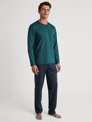 HERREN Pyjama, legion blue