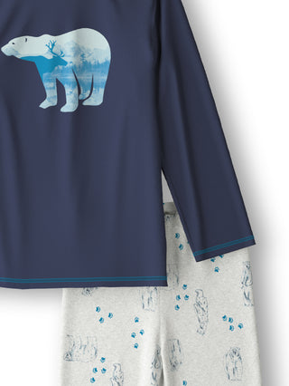 KNABEN Pyjama, peacoat blue
