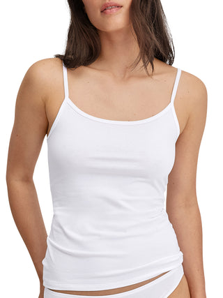 DAMEN Spaghetti-Top, weiss