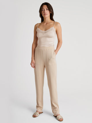 DAMEN Hose, dune beige