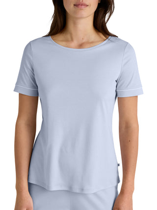 DAMEN Shirt kurzarm, harmony blue