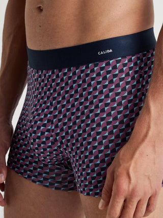 HERREN Boxer, mulberry red