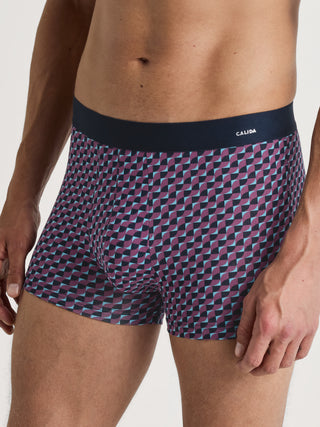 HERREN Boxer, mulberry red