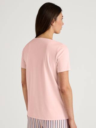 DAMEN Shirt kurzarm, pearl blush