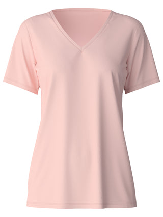 DAMEN Shirt kurzarm, pearl blush