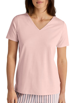 DAMEN Shirt kurzarm, pearl blush