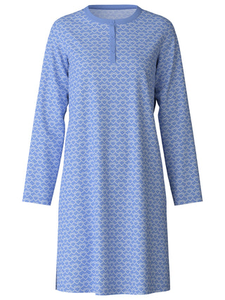 DAMEN Sleepshirt, hydrangea blue