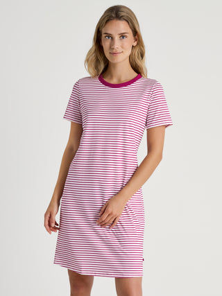 DAMEN Sleepshirt, orchid flower