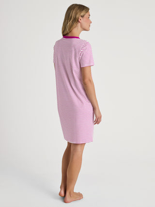 DAMEN Sleepshirt, orchid flower