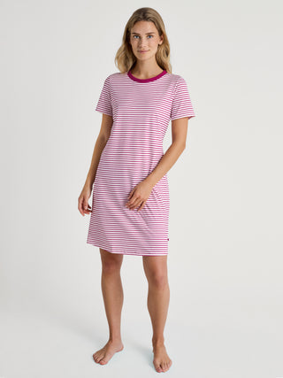 DAMEN Sleepshirt, orchid flower