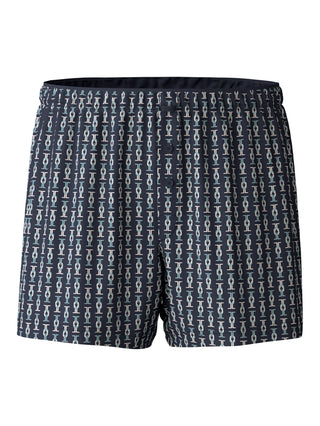 HERREN Boxer Short, blue lily