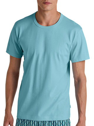 HERREN T-Shirt, aquamarine