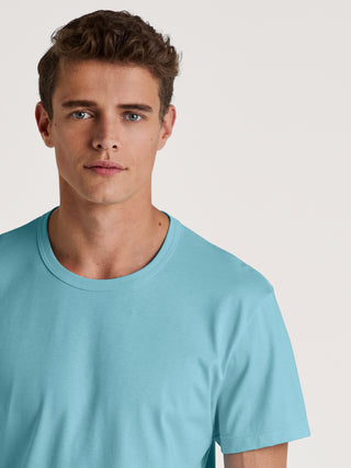 HERREN T-Shirt, aquamarine
