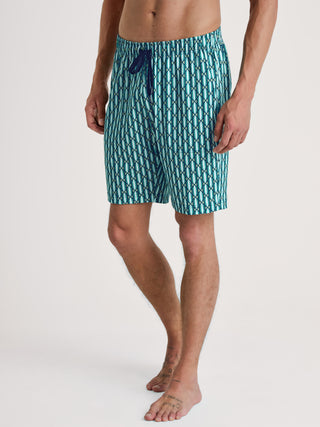 HERREN Bermudas, aquamarine