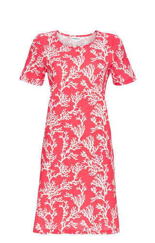 Sleepshirt mit Korallen-Dessin