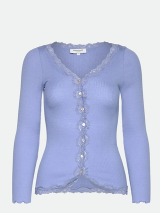 RWBabette LS V-neck Regular Lace Cardigan