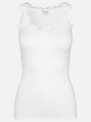 Silk top w/ lace