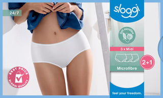 sloggi 24/7 Microfibre Midi C3P