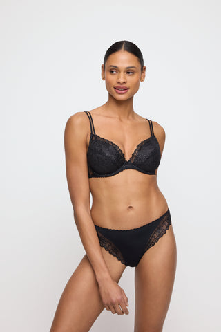 JANE schwarz Italienischer Slip
