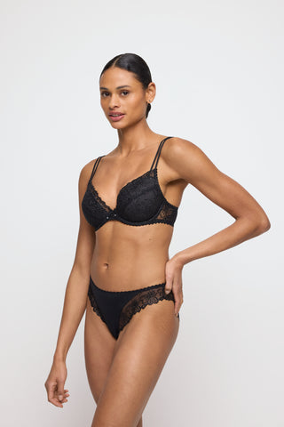 JANE schwarz Italienischer Slip