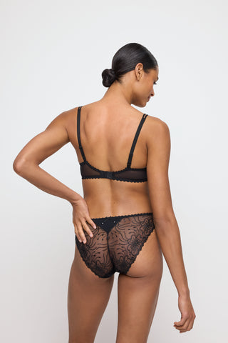JANE schwarz Italienischer Slip