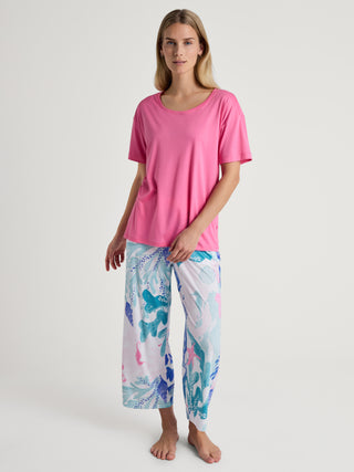 DAMEN Hose 7/8, carnation pink