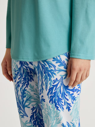 DAMEN Pyjama, ice green