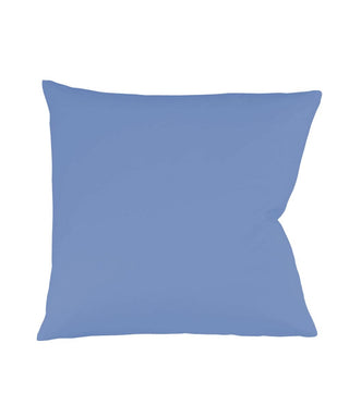 Mako Satin Kissenbezug MITTELBLAU