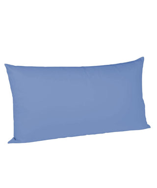 Mako Satin Kissenbezug MITTELBLAU